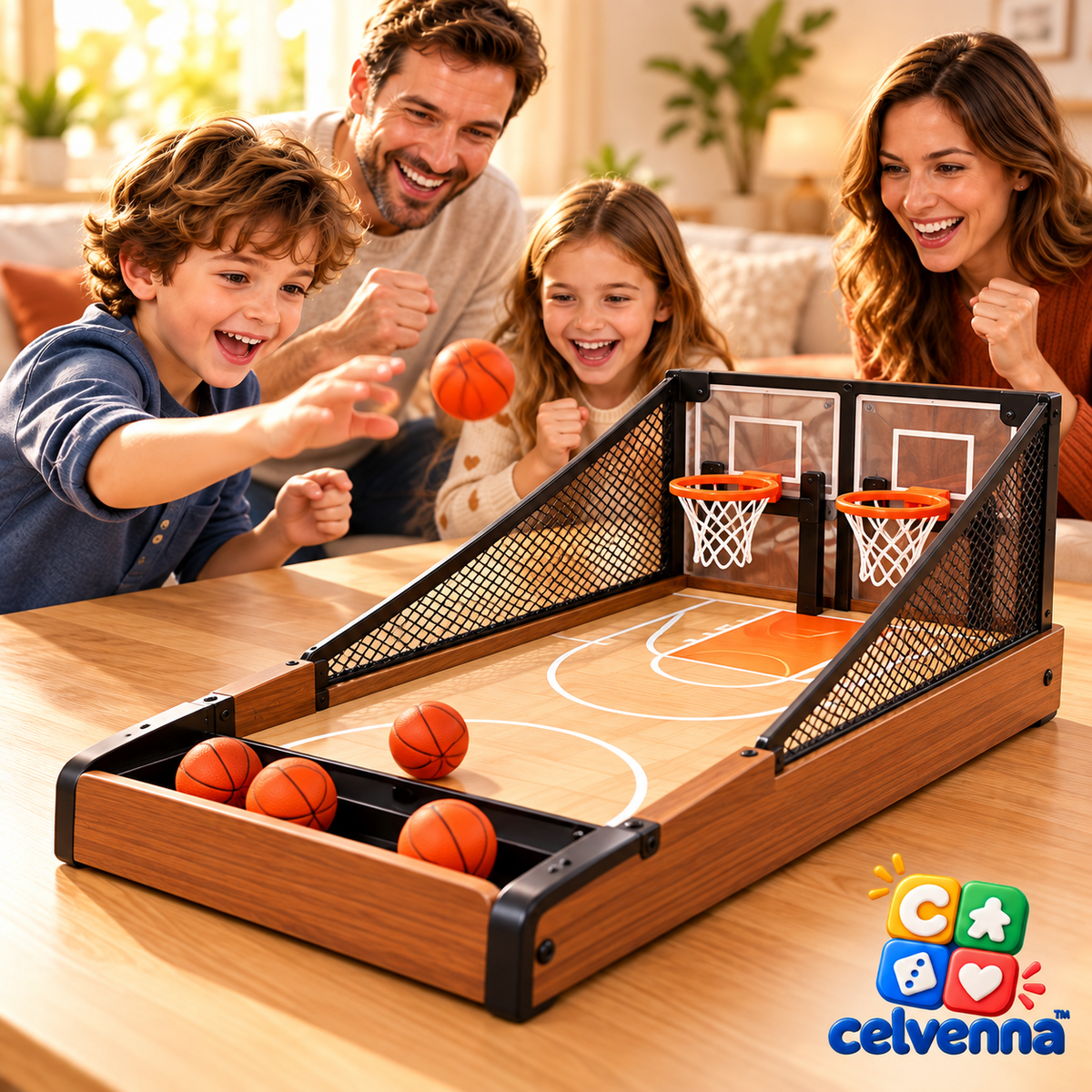 Tabletop Basketball Arcade Challenge