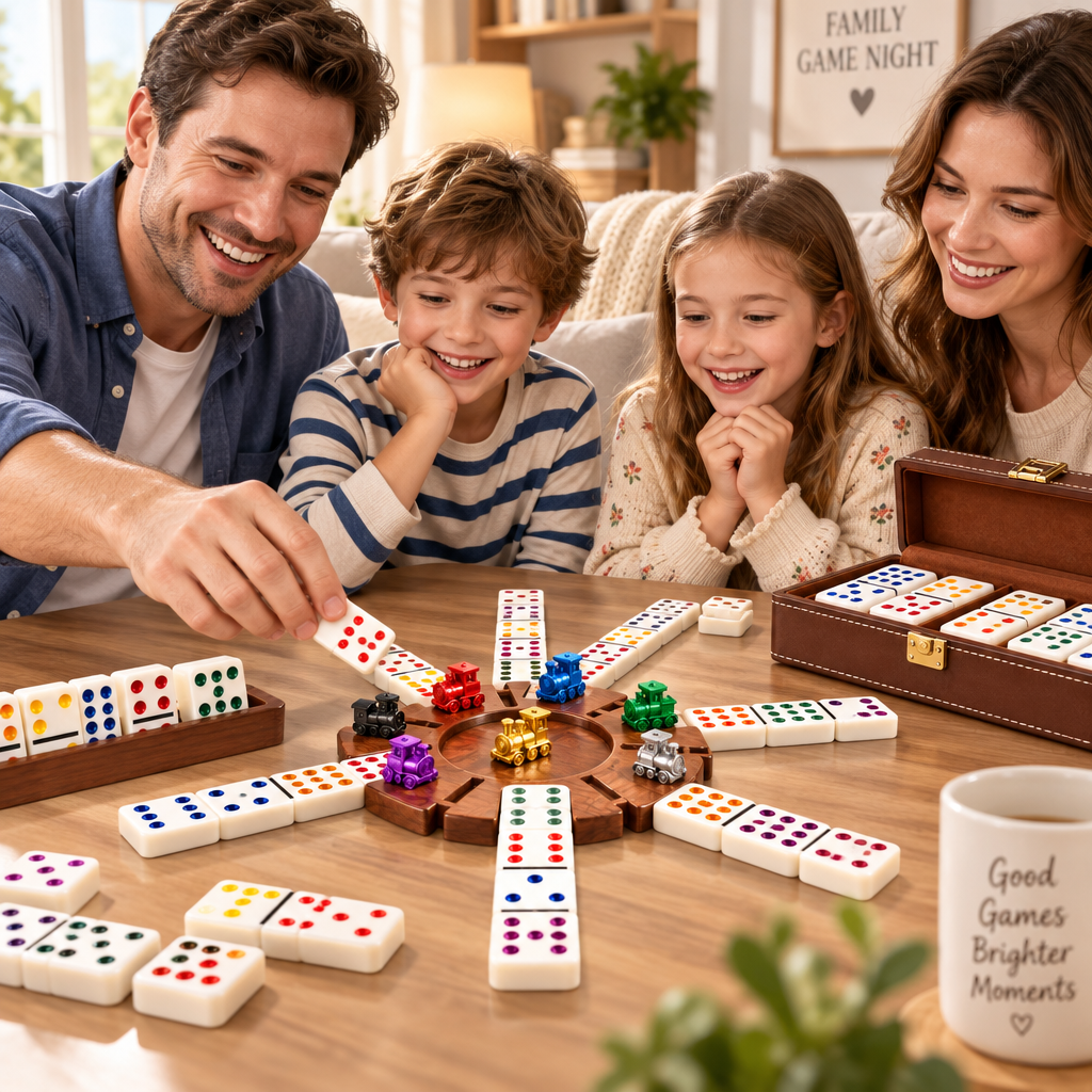 Deluxe Mexican Train Domino Set