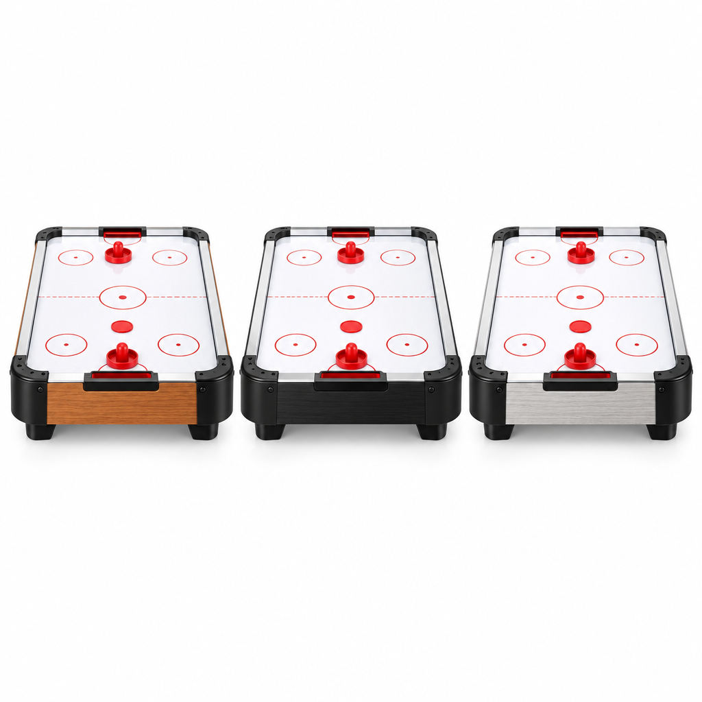 Wood-Finish Tabletop Air Hockey Game additional view