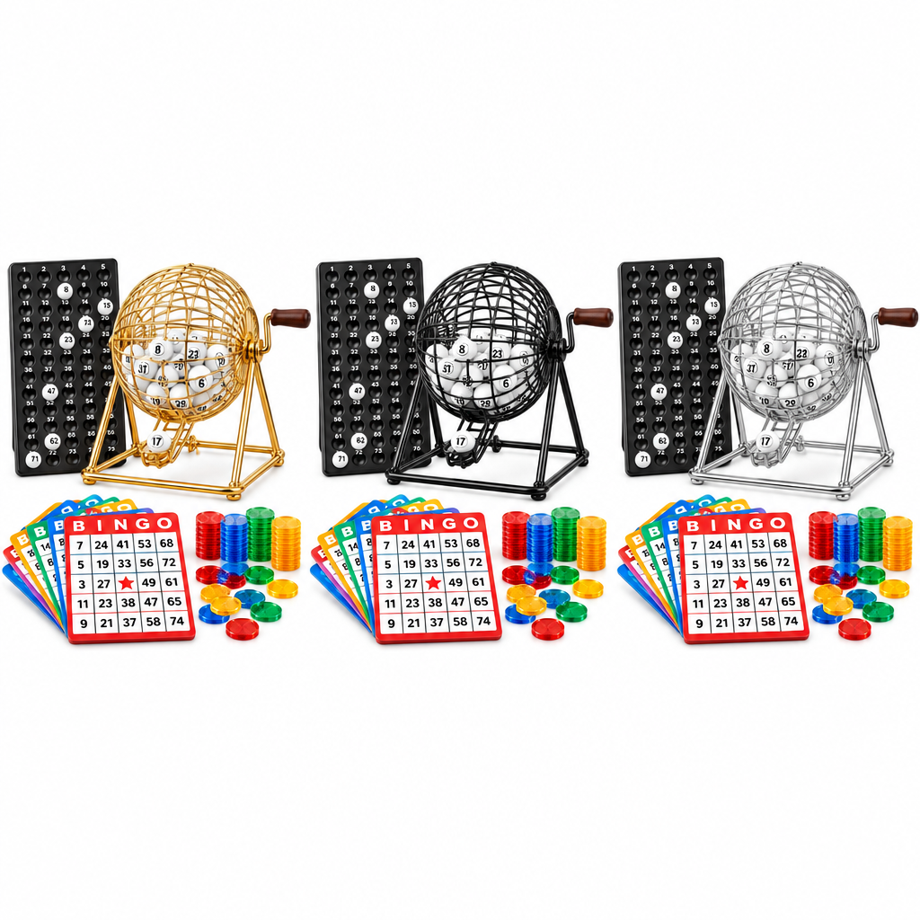 Classic Family Bingo Cage Set