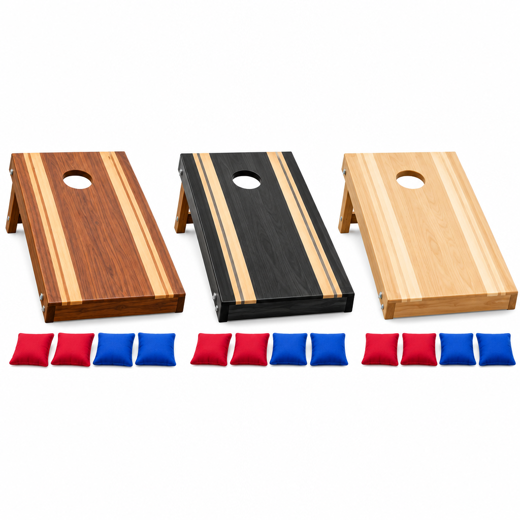 Premium Wooden Cornhole Toss Set additional view